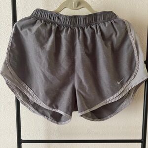 NWOT Nike Tempo Dri-Fit brief lined mesh panel gray athletic shorts L